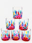 Opera' whiskey or water tumblers - 6 pcs.