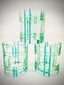 Any whiskey or water tumblers - 2 pieces