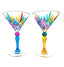 Melody Martini Glass in Arlecchino colours - 6 pcs.