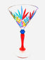Melody Martini Glass in Arlecchino colours - 6 pcs.