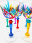 Melody Coupette in Arlecchino colours - 2 pcs.