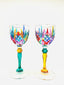 Melody Liqueur goblet in Arlecchino colours - 2 pcs.