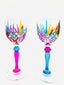 Melody Liqueur goblet in Arlecchino colours - 2 pcs.