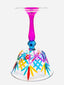 Melody Champagne Glass in Arlecchino colours - 6 pcs.