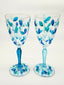 Leaves Water Goblets - 6 pcs.