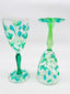Leaves Water Goblets - 6 pcs.