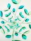 Leaves Water Goblets in - 2 pcs.