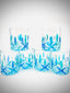 Opera' whiskey or water tumblers - 6 pcs.