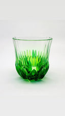 Adagio Venice Glass Tumblers in Shades of Green – Set of 6 | Venetian Handmade