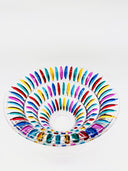 Bowl  Drops cm. 26  in Venetian Harlequin