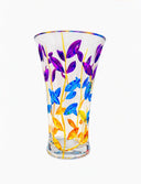 Leaves Venice Glass Vase in Yellow Garden – 250mm | Venetian Handmade