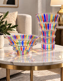 Drops Vase & Bowl Set – 29 cm Vase, 26 cm Bowl – Special Offer