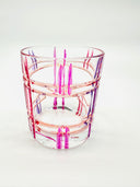 Ani  whiskey or water tumblers in shades of pink - 2 pieces