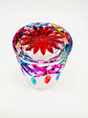 Opera' whiskey or water tumblers in Venetian Harlequin  - 6 pcs.