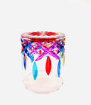 Opera' whiskey or water tumblers in Venetian Harlequin  - 6 pcs.