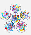 Melody Martini Glass in Venetian Harlequin - 6 pcs.