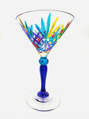 Melody Martini Glass in Venetian Harlequin - 6 pcs.