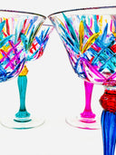 Melody Champagne Glass in Venetian Harlequin - 6 pcs.