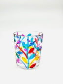 Leaves whiskey or water tumblers  in Venetian Harlequin - 2 pcs.