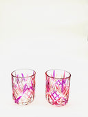 Melody Liqueur Glass in shades of pink  - 6 pieces