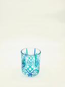 Melody Liqueur Glass in shades of green and blue - 2 pieces