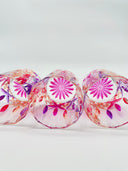 Opera' whiskey or water tumblers in shades  of pink - 2 pcs.