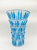 Vase Drops cm. 29 in shades of blue