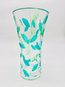 Leaves Vase mm. 250 in shades of green